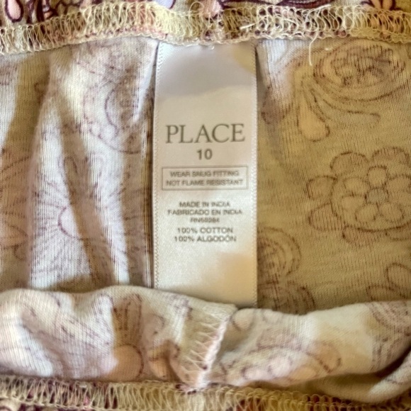 JUSTICE/CHILDRENS PLACE, GIRLS LEGGINGS, SIZE 10. - Picture 3 of 4